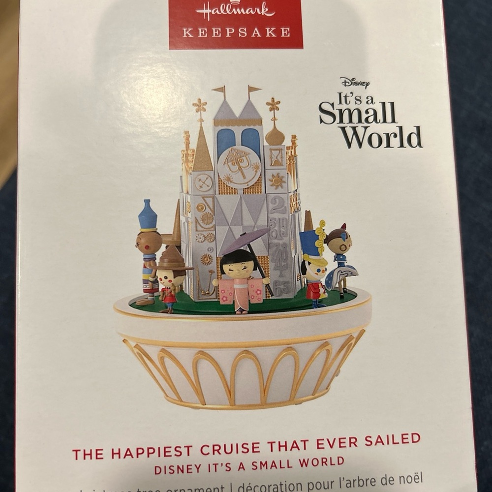 Hallmark It’s a small world ornament Happiest Cruise that ever sailed 2024